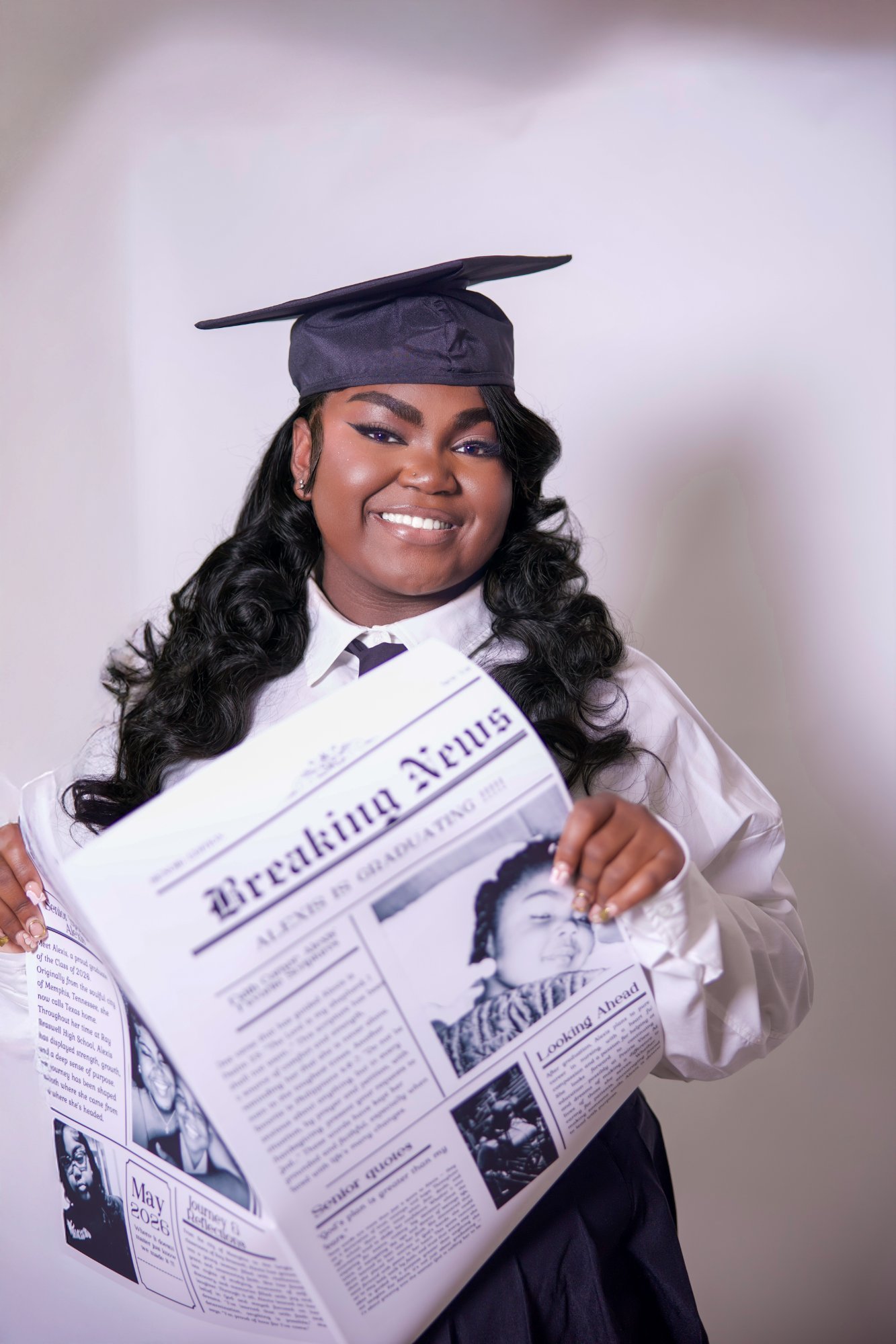 Graduation portrait session